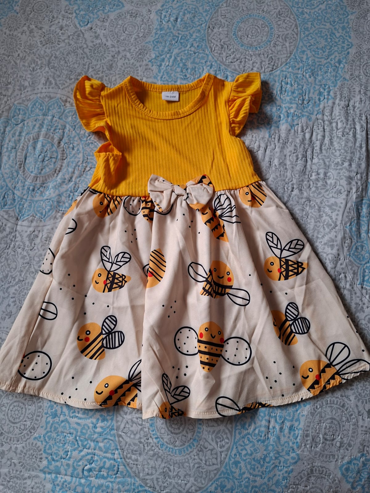 Vestido de bebe niña