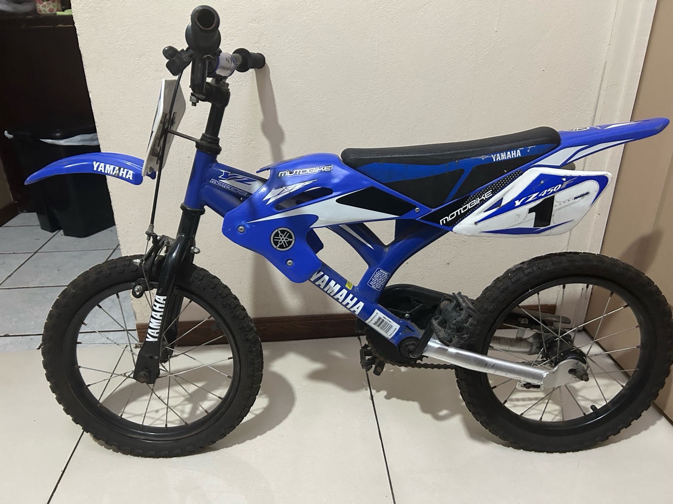 Bicicleta Yamaha de niño