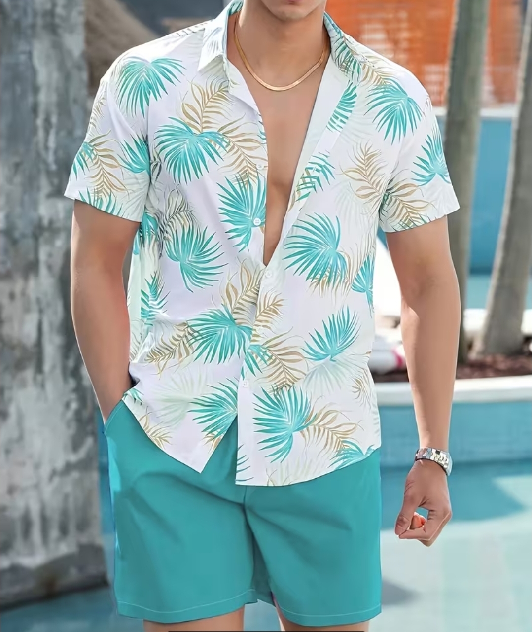 Conjunto camisa y pantalóneta