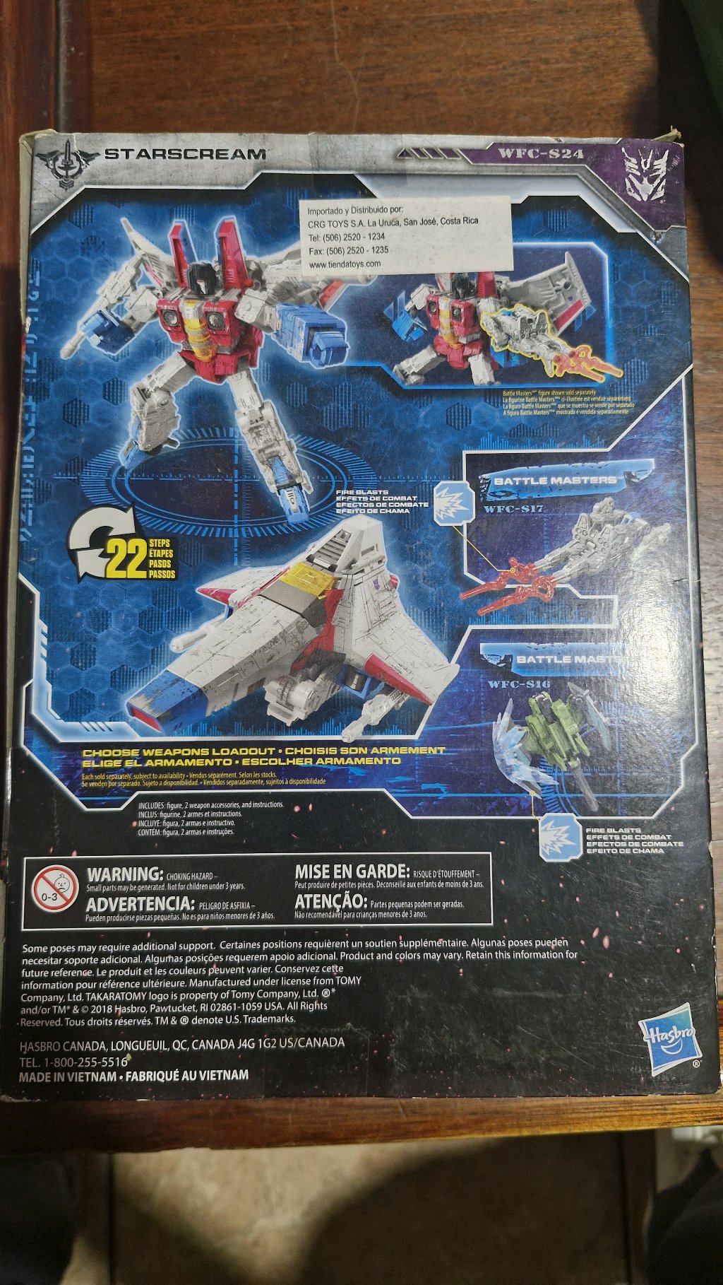 Hasbro Transformers Siege Voyager Class Starscream WFC-S24