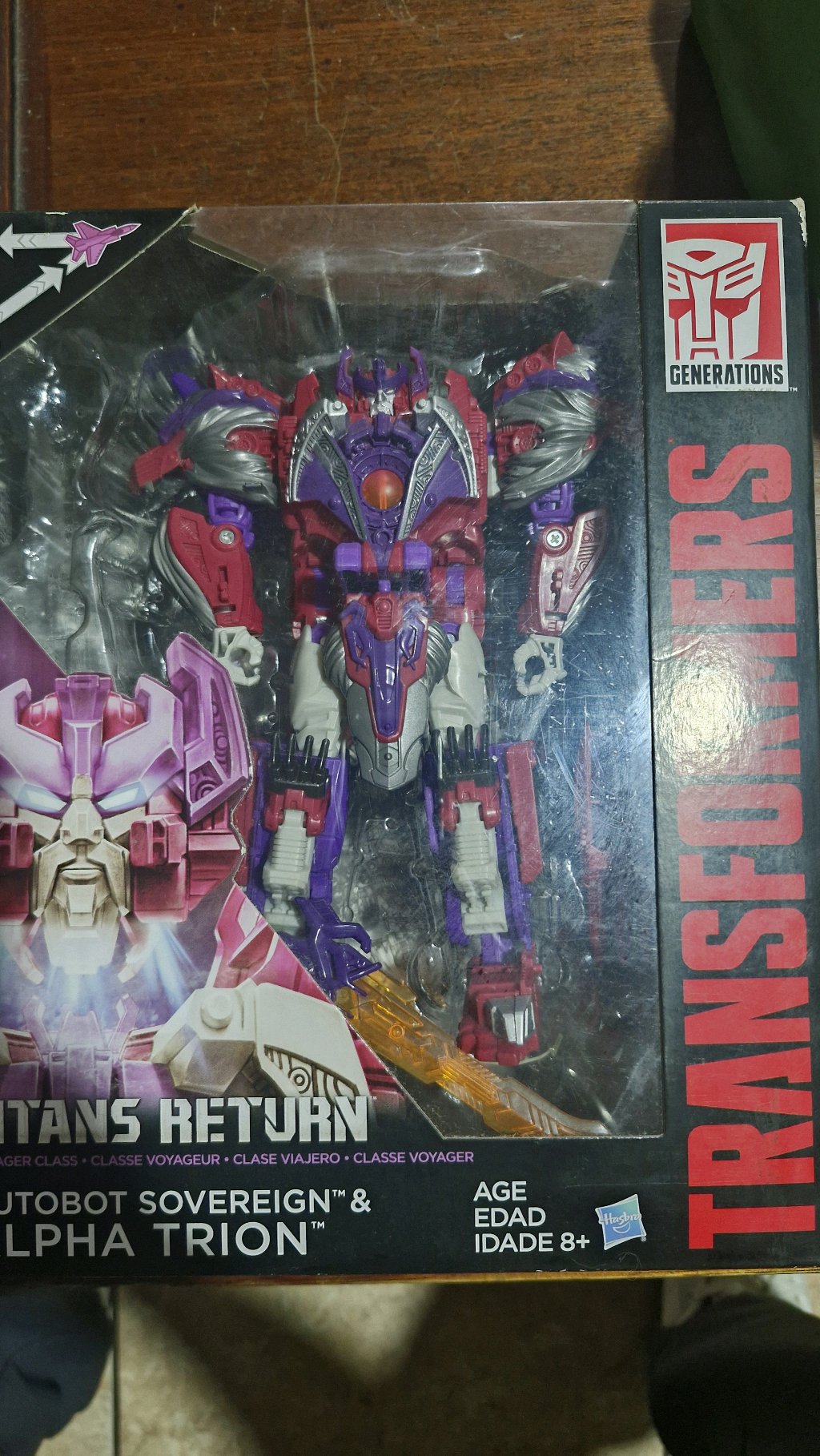 Transformers Titans Return Alpha Trion + Headmaster Sovereign Voyager class New