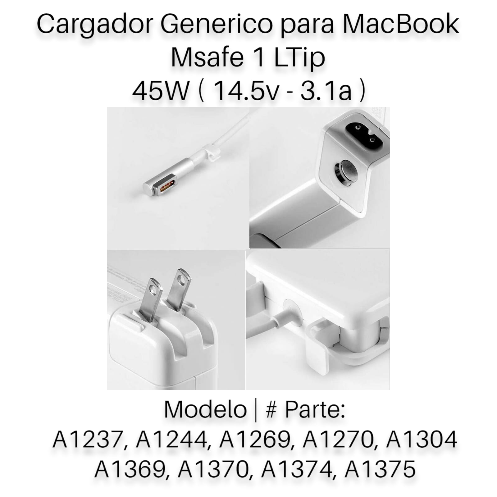 ⚡🔌 Cargador MacBook Air Magsafe 1 45W | Compatible 100% | Listo para Usar 🔥