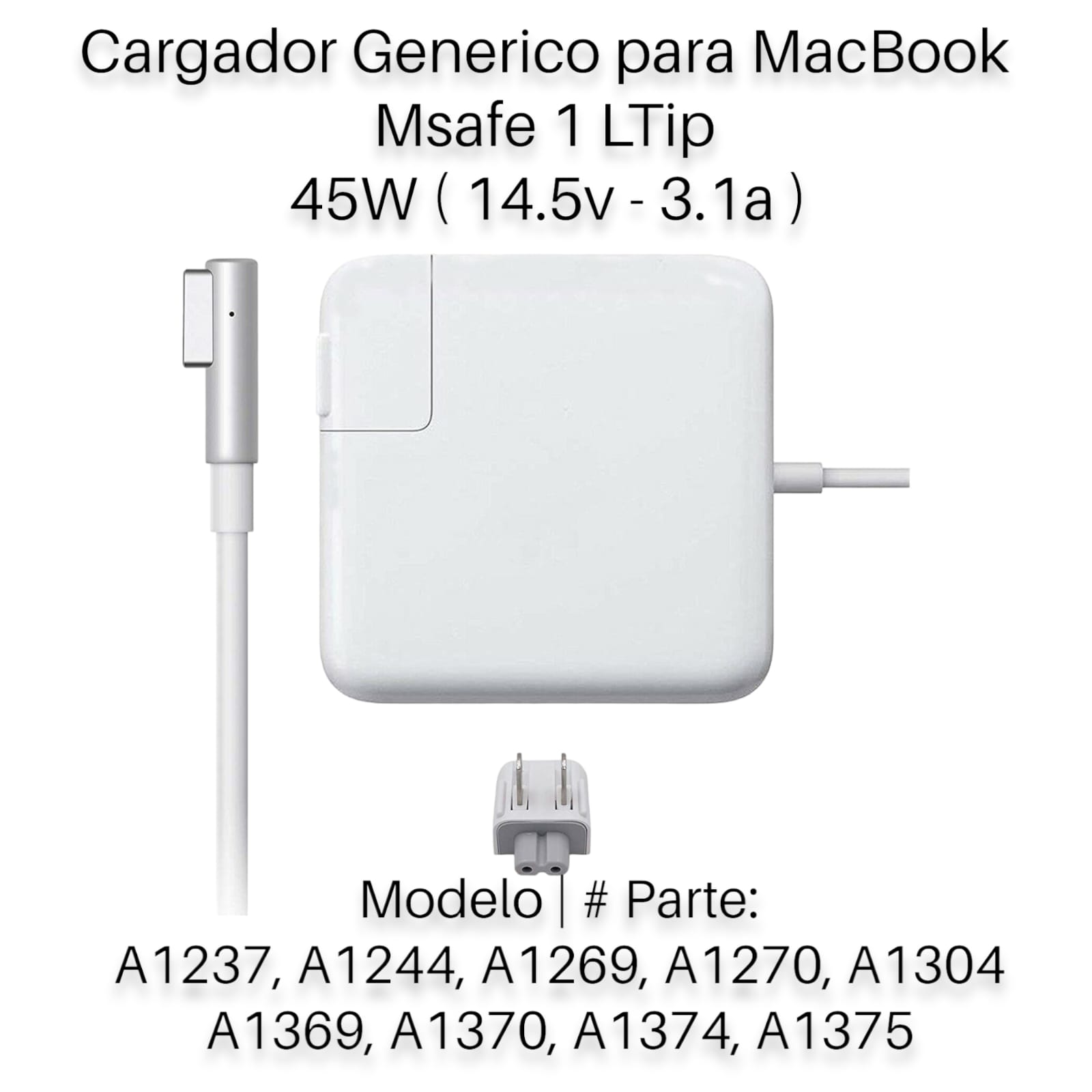 ⚡🔌 Cargador MacBook Air Magsafe 1 45W | Compatible 100% | Listo para Usar 🔥