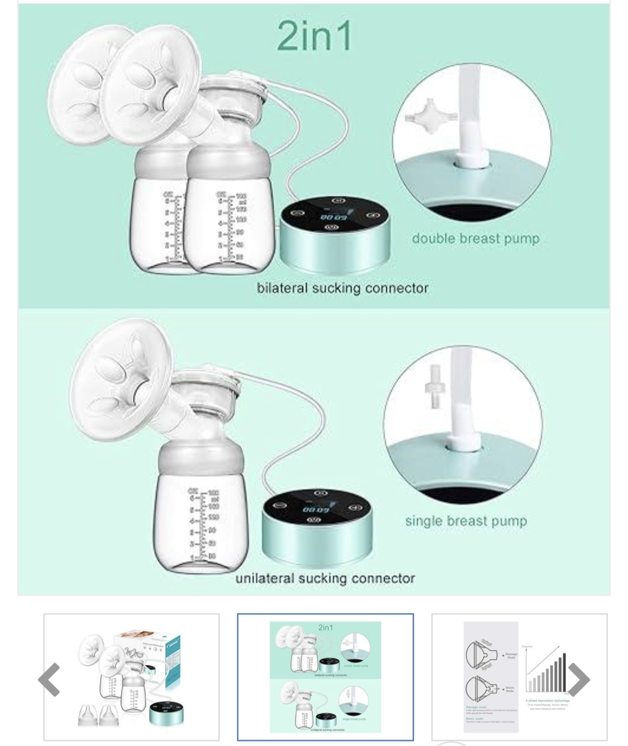 Extractor eléctrico doble portátil