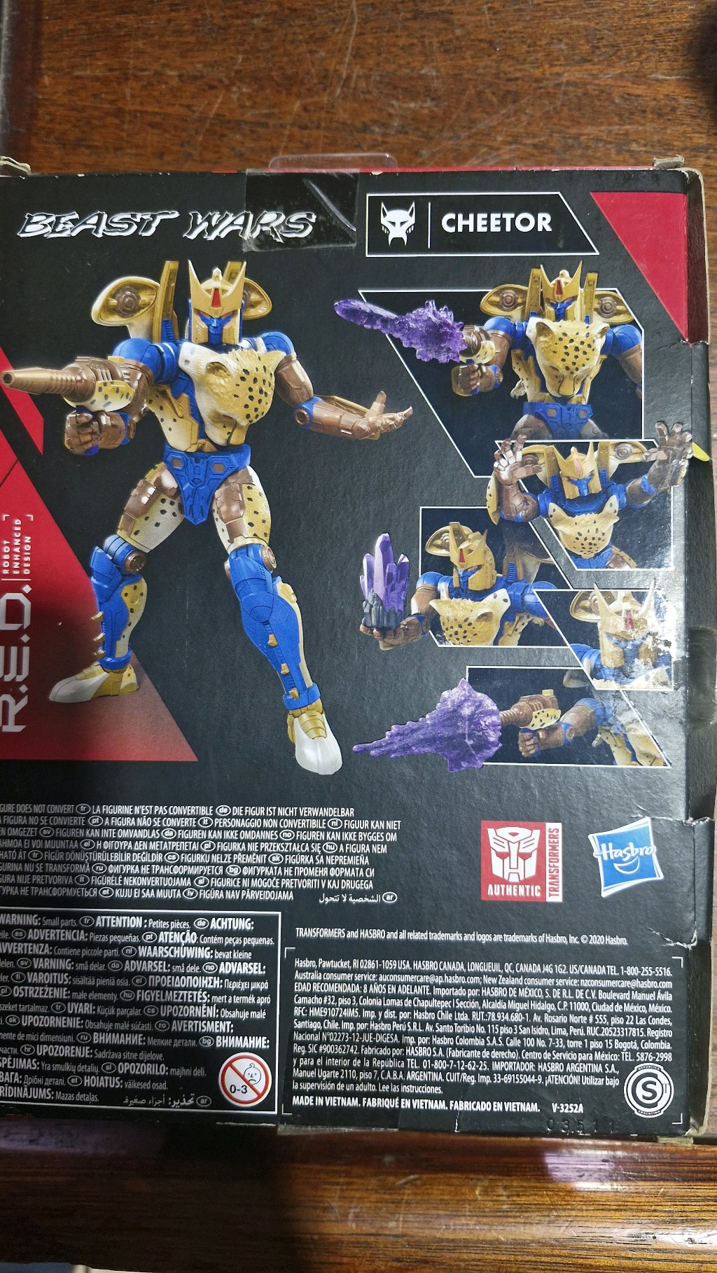 Transformers Beast Wars R.E.D. Cheetor Action Figure Hasbro Generations MISB