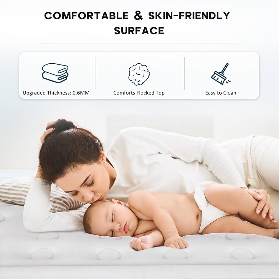 Colchón de Aire Queen 18” portátil con bomba incorporada 