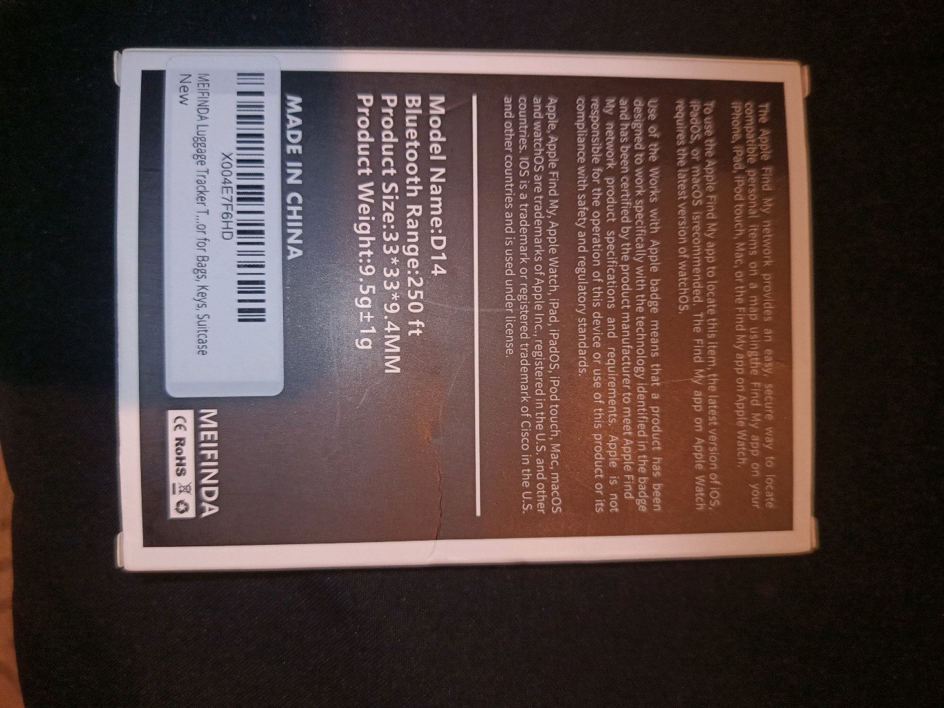 4 pack rastreadores compatibles con Apple